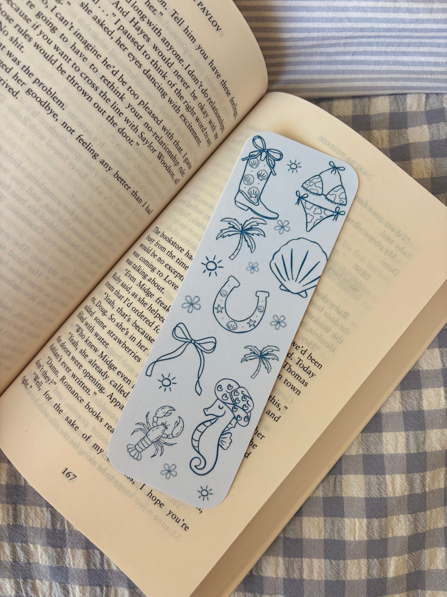 Coastal Cowgirl Bookmark