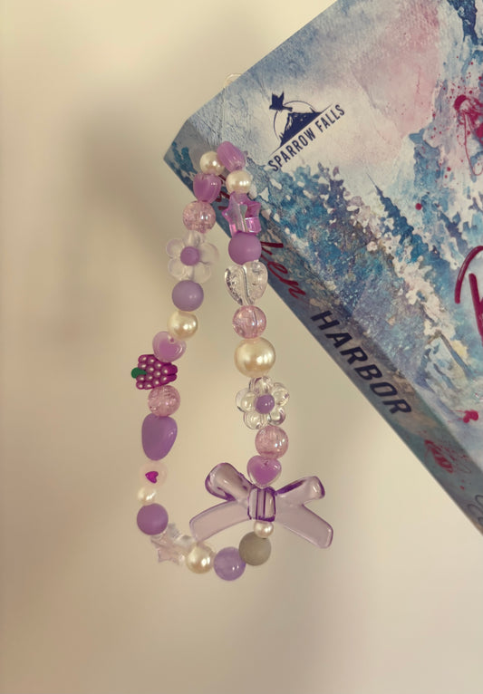 Beaded Tassel- Purple